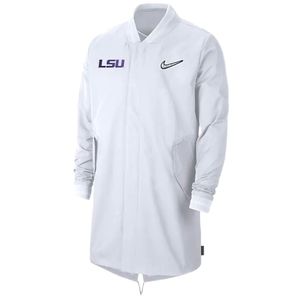 Mens Nike Sideline LSU Tigers On Field Jacket